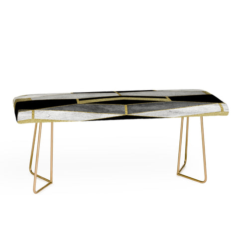 Nature Magick Gold Geometric Marble Bench