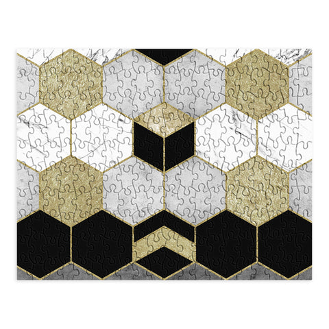 Nature Magick Gold Geometric Marble Puzzle