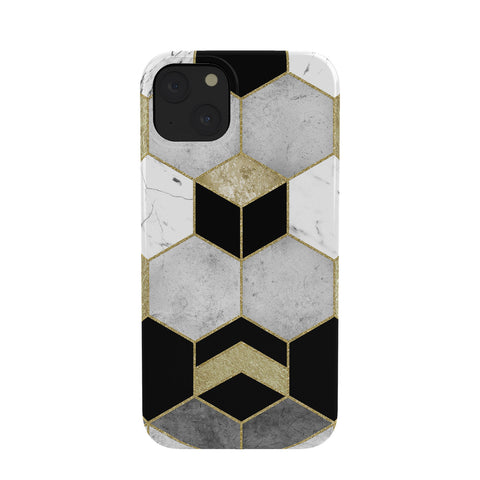 Nature Magick Gold Geometric Marble Phone Case