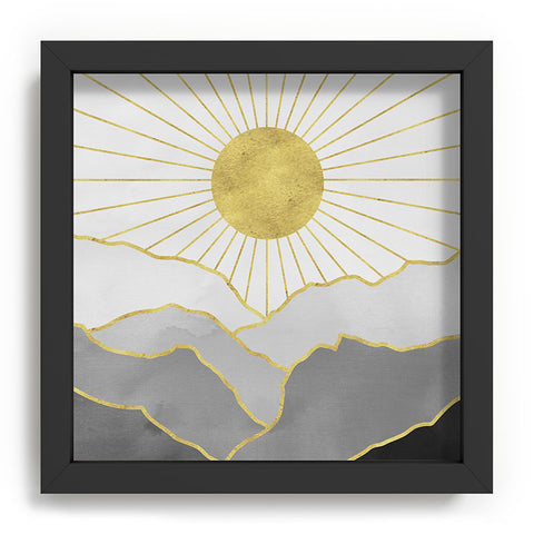Nature Magick Gold Mountain Sunrise Recessed Framing Square
