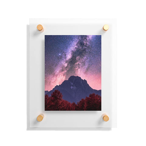 Nature Magick Grand Teton Galaxy Adventure Floating Acrylic Print