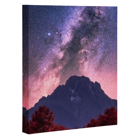Nature Magick Grand Teton Galaxy Adventure Art Canvas