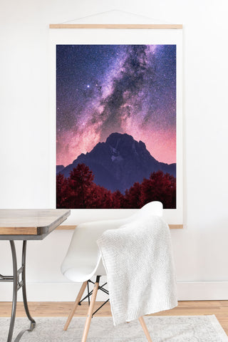 Nature Magick Grand Teton Galaxy Adventure Art Print And Hanger