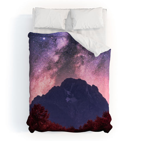 Nature Magick Grand Teton Galaxy Adventure Duvet Cover