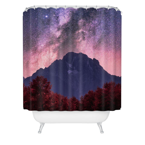 Nature Magick Grand Teton Galaxy Adventure Shower Curtain