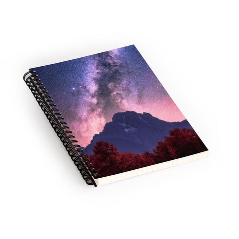 Nature Magick Grand Teton Galaxy Adventure Spiral Notebook