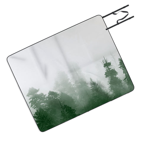 Nature Magick Green Forest Adventure Picnic Blanket