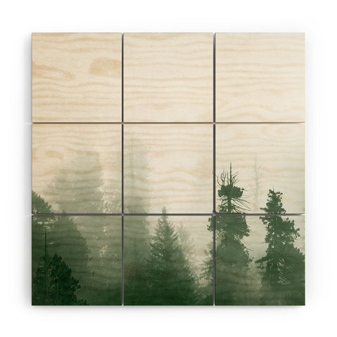 Nature Magick Green Forest Adventure Wood Wall Mural