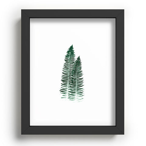 Nature Magick Green Forest Fern Recessed Framing Rectangle