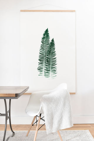 Nature Magick Green Forest Fern Art Print And Hanger