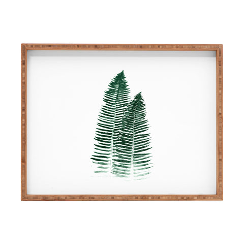 Nature Magick Green Forest Fern Rectangular Tray
