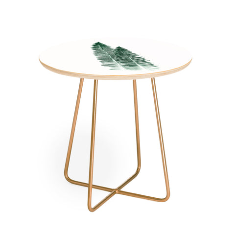 Nature Magick Green Forest Fern Round Side Table
