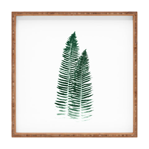 Nature Magick Green Forest Fern Square Tray