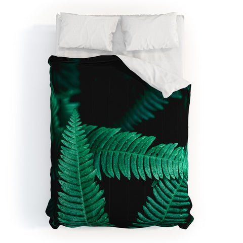 Nature Magick Green Forest Ferns Comforter