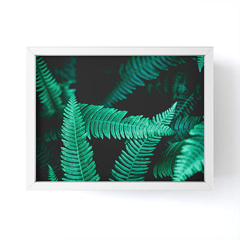 Nature Magick Green Forest Ferns Framed Mini Art Print