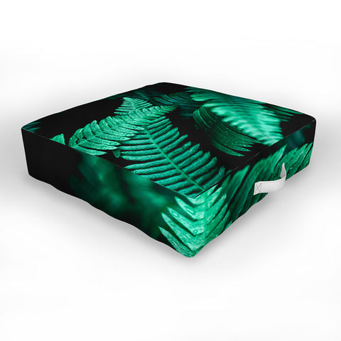 Nature Magick Green Forest Ferns Outdoor Floor Cushion