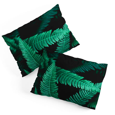 Nature Magick Green Forest Ferns Pillow Shams