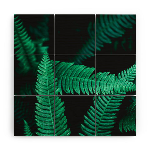 Nature Magick Green Forest Ferns Wood Wall Mural