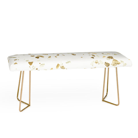 Nature Magick Metallic Gold Terrazzo Sparkle Bench