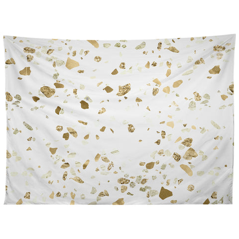 Nature Magick Metallic Gold Terrazzo Sparkle Tapestry