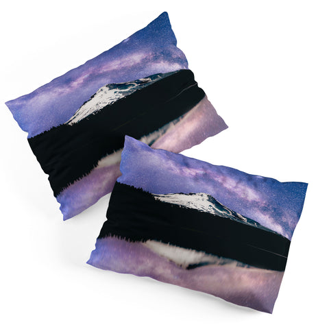 Nature Magick Mount Hood Galaxy Lake Pillow Shams