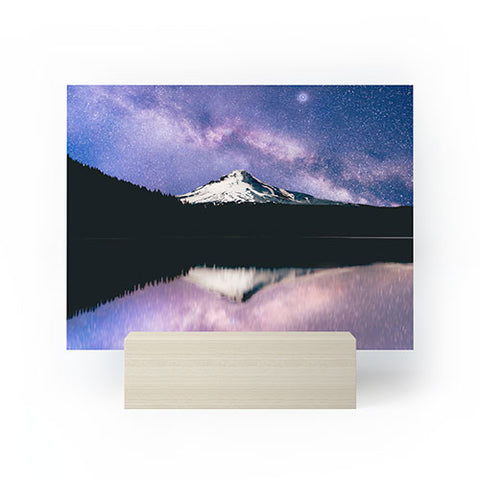 Nature Magick Mount Hood Galaxy Lake Mini Art Print