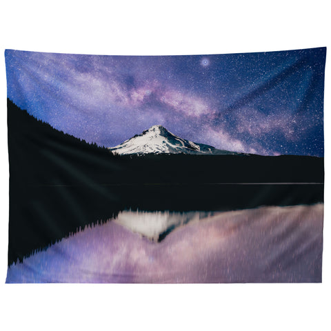 Nature Magick Mount Hood Galaxy Lake Tapestry