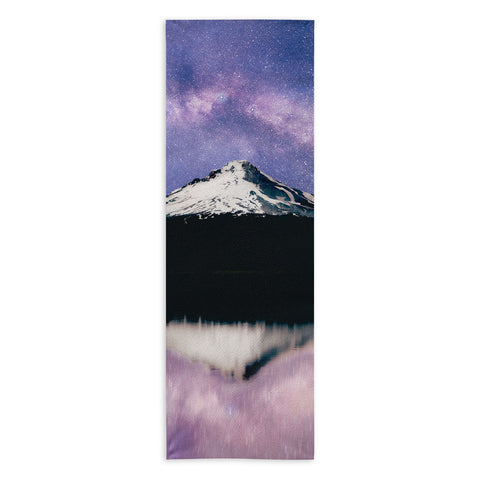 Nature Magick Mount Hood Galaxy Lake Yoga Towel