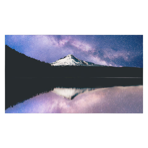 Nature Magick Mount Hood Galaxy Lake Tablecloth
