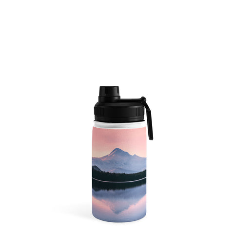 Nature Magick Mount Hood Pink Sunrise Lake Water Bottle