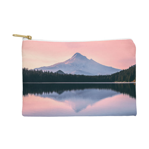 Nature Magick Mount Hood Pink Sunrise Lake Pouch