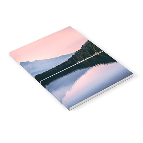 Nature Magick Mount Hood Pink Sunrise Lake Notebook