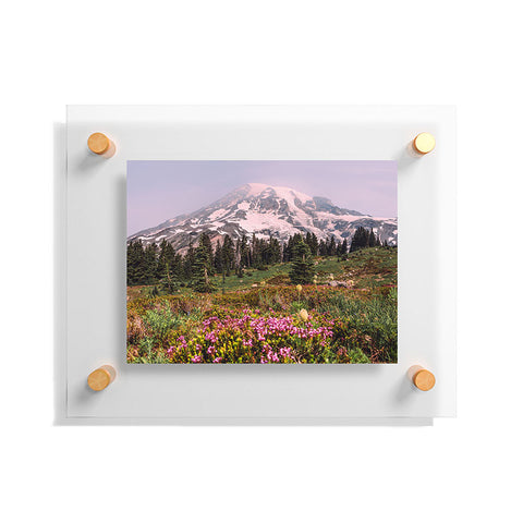 Nature Magick Mount Rainier National Park Floating Acrylic Print