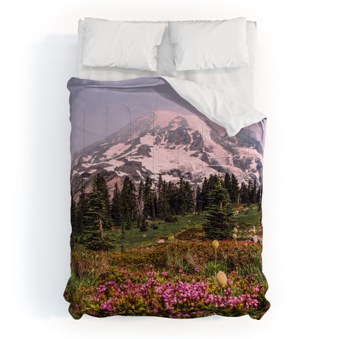 Nature Magick Mount Rainier National Park Comforter