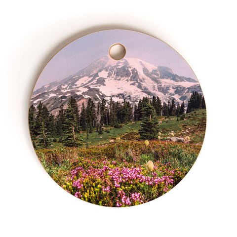 Nature Magick Mount Rainier National Park Cutting Board Round