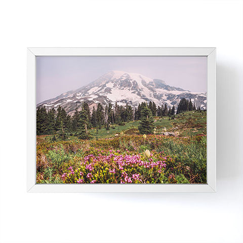 Nature Magick Mount Rainier National Park Framed Mini Art Print