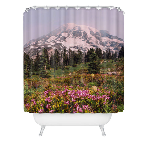 Nature Magick Mount Rainier National Park Shower Curtain