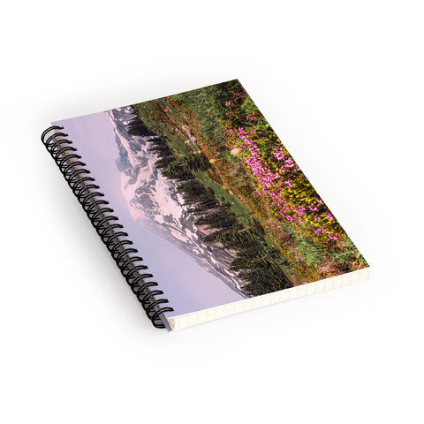 Nature Magick Mount Rainier National Park Spiral Notebook