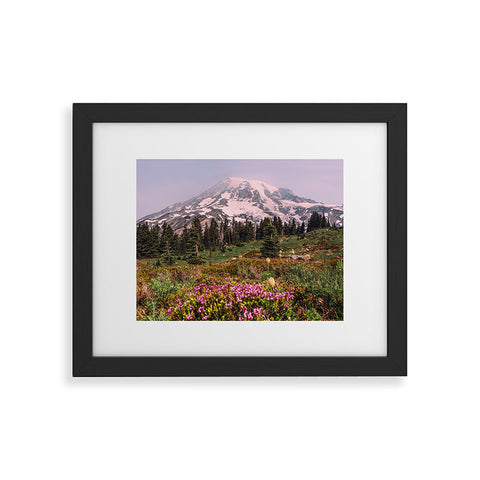 Nature Magick Mount Rainier National Park Framed Art Print