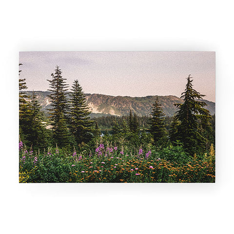 Nature Magick Mount Rainier Wildflower Adventure National Park Wanderlust Welcome Mat