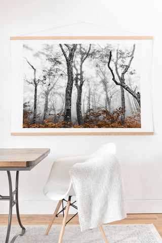 Nature Magick Mountain Forest Adventure Art Print And Hanger