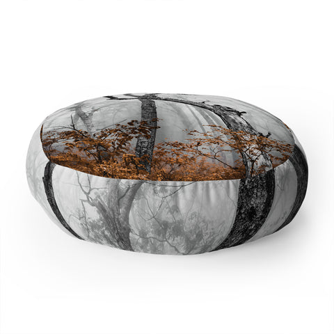 Nature Magick Mountain Forest Adventure Floor Pillow Round