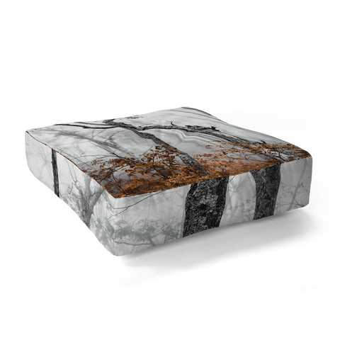 Nature Magick Mountain Forest Adventure Floor Pillow Square