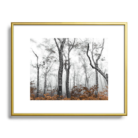 Nature Magick Mountain Forest Adventure Metal Framed Art Print