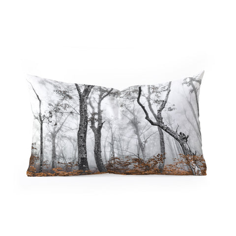 Nature Magick Mountain Forest Adventure Oblong Throw Pillow