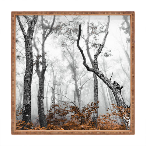 Nature Magick Mountain Forest Adventure Square Tray