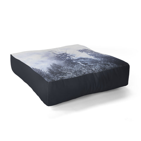 Nature Magick Navy Forest Adventure Floor Pillow Square