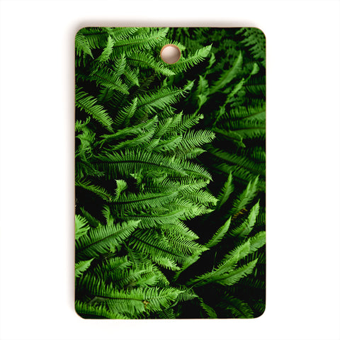 Nature Magick Pacific Northwest Forest Ferns Cutting Board Rectangle