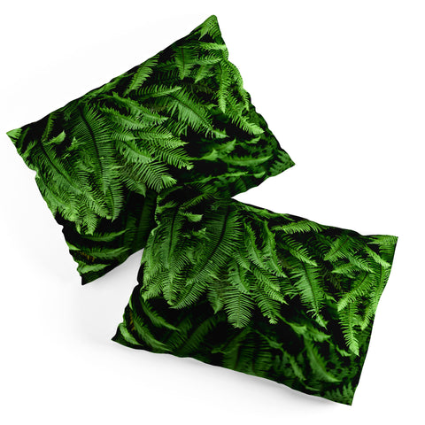 Nature Magick Pacific Northwest Forest Ferns Pillow Shams