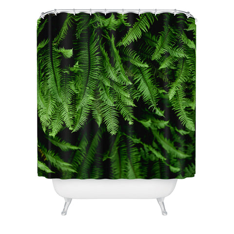 Nature Magick Pacific Northwest Forest Ferns Shower Curtain